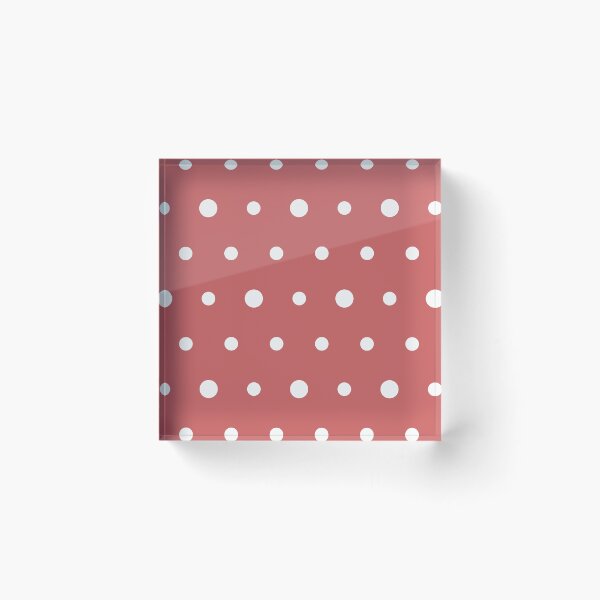 Item preview, Pastel Red And White Polka Dot Pattern designed and sold by pattern-archive.