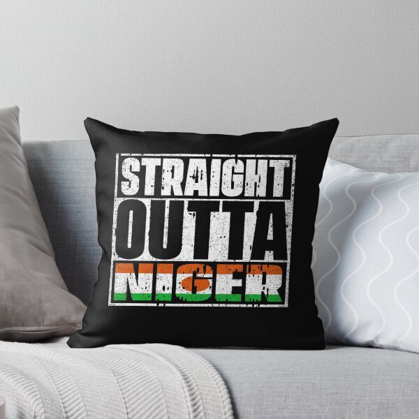 Item preview, Straight Outta Niger Flag designed and sold by CosmoKitsch.