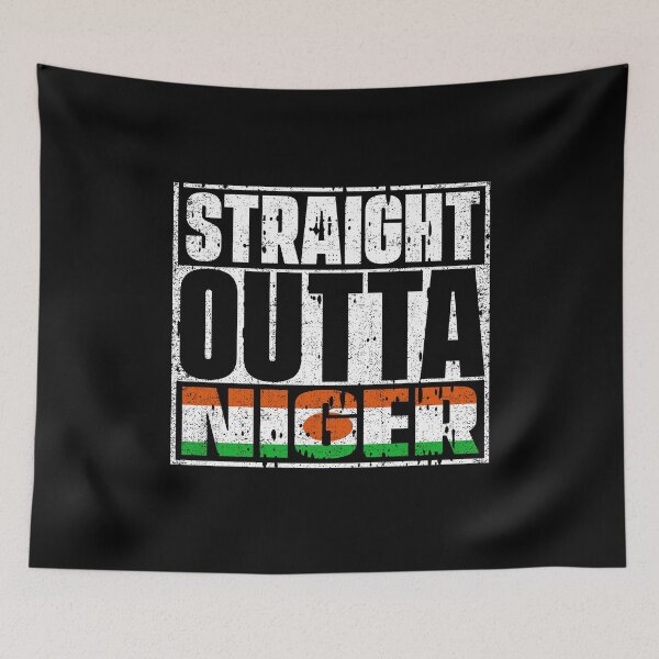 Item preview, Straight Outta Niger Flag designed and sold by CosmoKitsch.