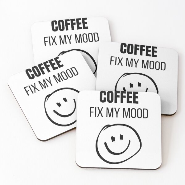 Item preview, Coffee Fix My Mood Funny Coffee Lover Relatable T-Shirt designed and sold by VioletCreatives.