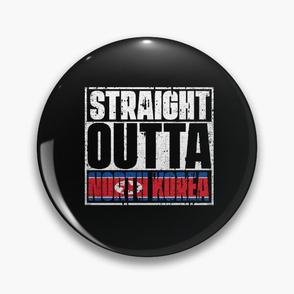 Item preview, Straight Outta North Korea Flag designed and sold by CosmoKitsch.