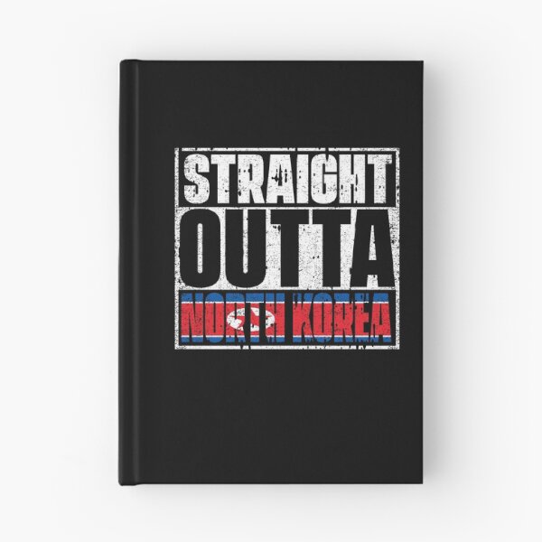 Item preview, Straight Outta North Korea Flag designed and sold by CosmoKitsch.
