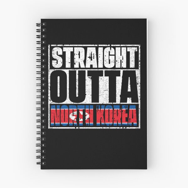 Item preview, Straight Outta North Korea Flag designed and sold by CosmoKitsch.