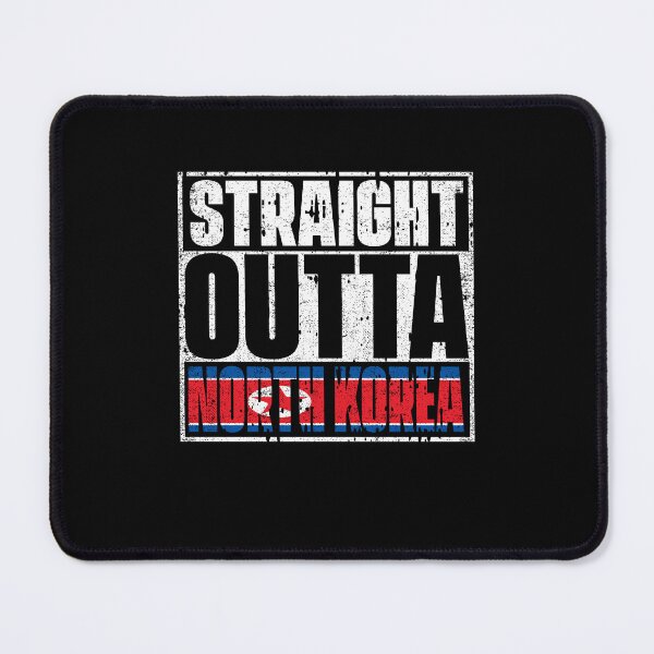 Item preview, Straight Outta North Korea Flag designed and sold by CosmoKitsch.