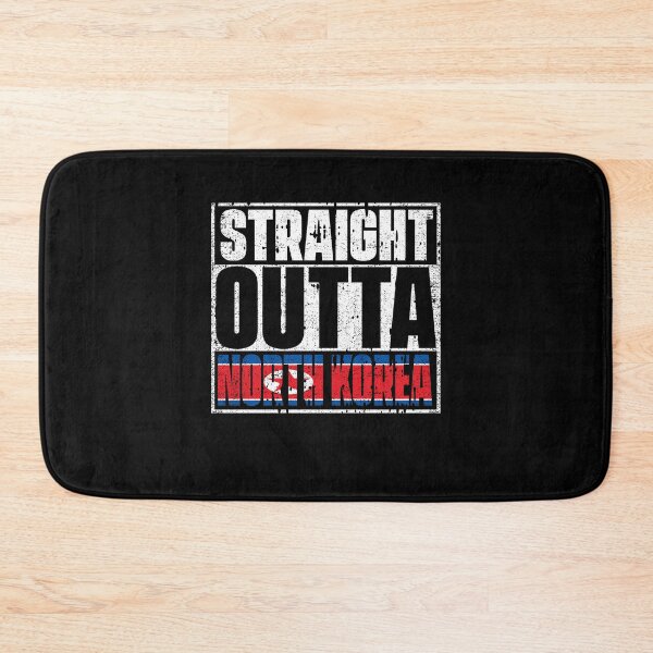 Item preview, Straight Outta North Korea Flag designed and sold by CosmoKitsch.