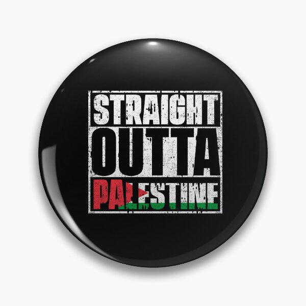 Item preview, Straight Outta Palestine Flag designed and sold by CosmoKitsch.