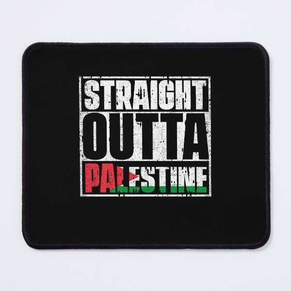 Item preview, Straight Outta Palestine Flag designed and sold by CosmoKitsch.