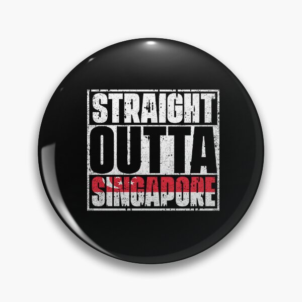 Aperçu de l'œuvre Drapeau tout droit sorti de Singapour créée et vendue par CosmoKitsch.