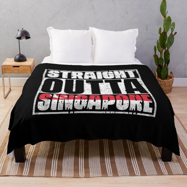 Item preview, Straight Outta Singapore Flag designed and sold by CosmoKitsch.