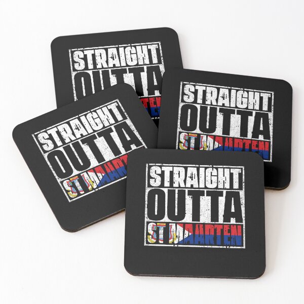 Item preview, Straight Outta Sint Maarten Flag designed and sold by CosmoKitsch.