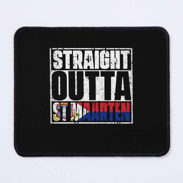 Item preview, Straight Outta Sint Maarten Flag designed and sold by CosmoKitsch.