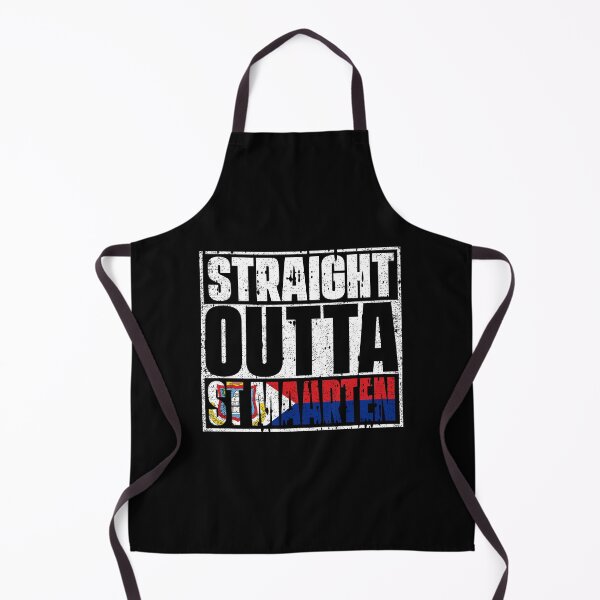 Item preview, Straight Outta Sint Maarten Flag designed and sold by CosmoKitsch.