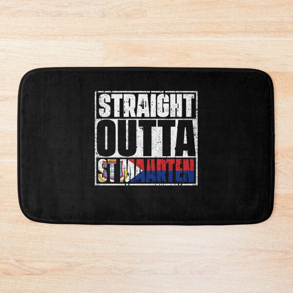 Item preview, Straight Outta Sint Maarten Flag designed and sold by CosmoKitsch.