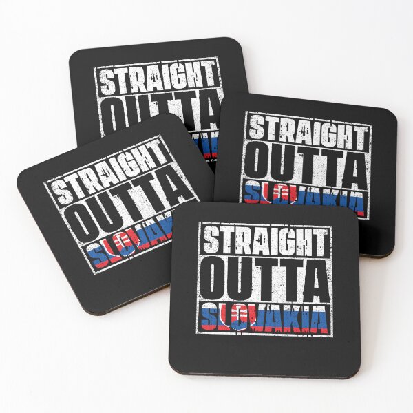 Item preview, Straight Outta Slovakia Flag designed and sold by CosmoKitsch.