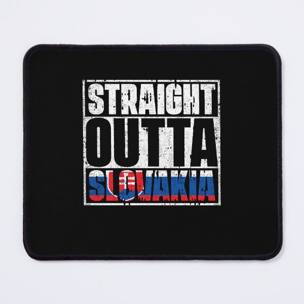 Item preview, Straight Outta Slovakia Flag designed and sold by CosmoKitsch.
