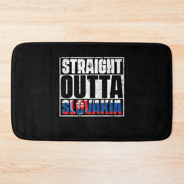 Item preview, Straight Outta Slovakia Flag designed and sold by CosmoKitsch.