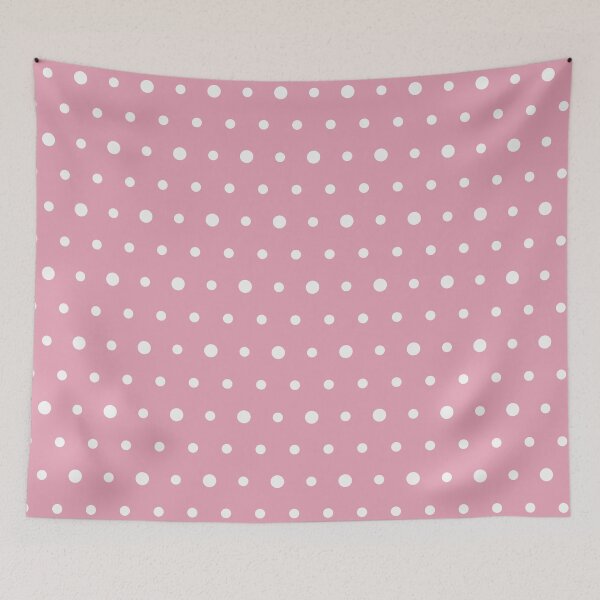Item preview, Rose And White Polka Dot Pattern designed and sold by pattern-archive.