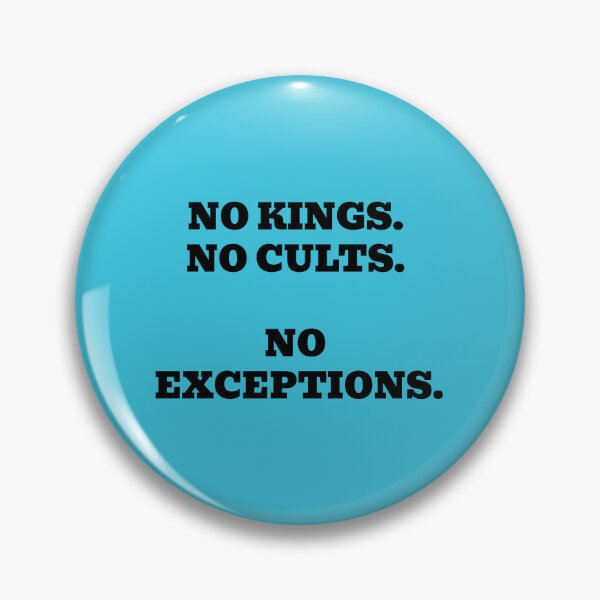 Item preview, No Kings No Cults No Exceptions designed and sold by WakeNBake-Tees.