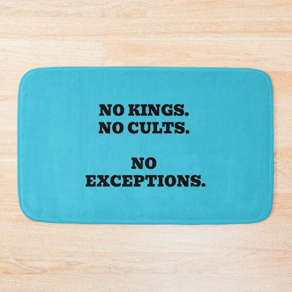 Item preview, No Kings No Cults No Exceptions designed and sold by WakeNBake-Tees.