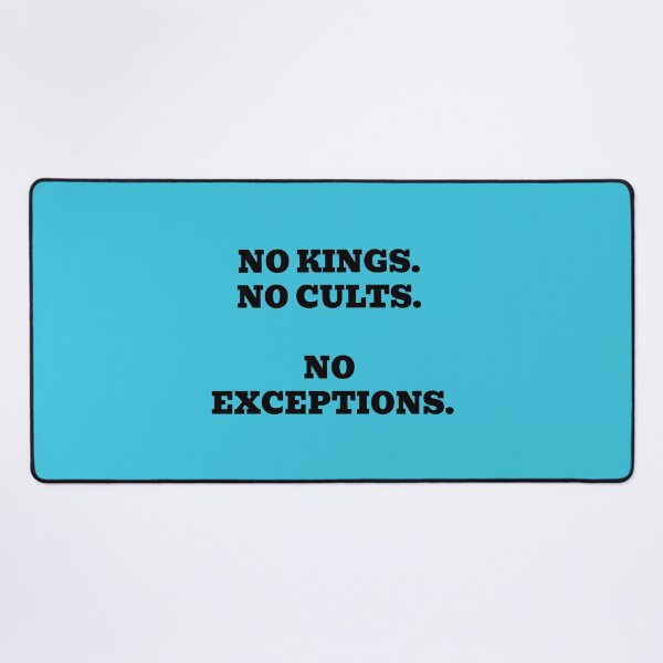 Item preview, No Kings No Cults No Exceptions designed and sold by WakeNBake-Tees.