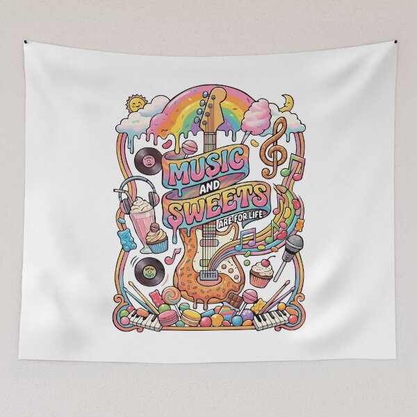 Item preview, Music & Sweets Forever designed and sold by CrazySweets.