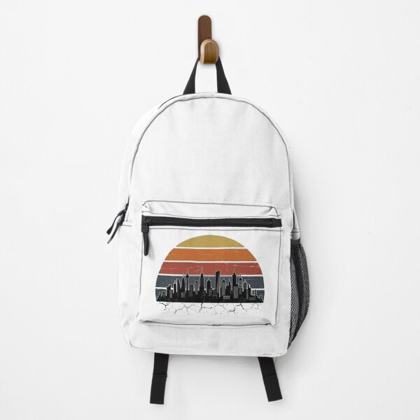 Item preview, Retro 80s City Skyline Sunset Vintage Cityscape designed and sold by JVDesignsShop.