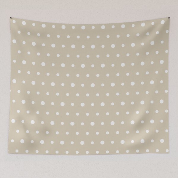 Item preview, Sand And White Polka Dot Pattern designed and sold by pattern-archive.