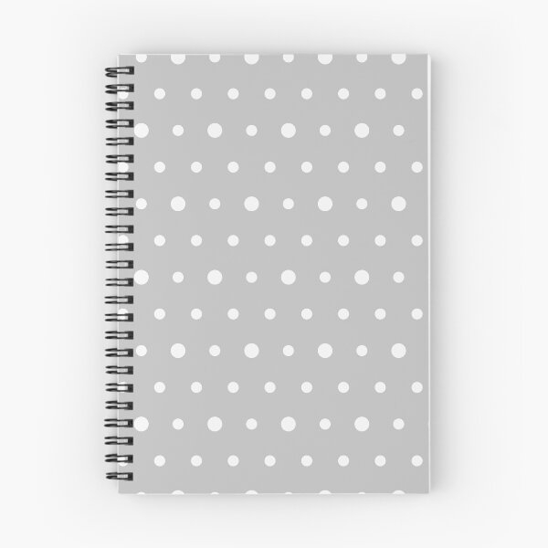 Item preview, Silver And White Polka Dot Pattern designed and sold by pattern-archive.