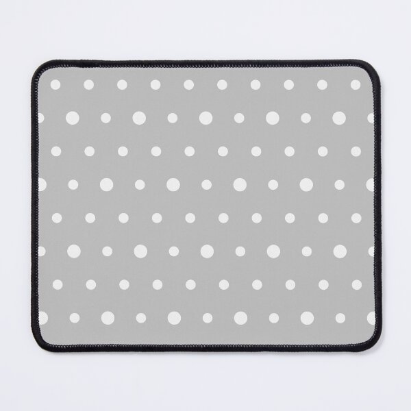 Item preview, Silver And White Polka Dot Pattern designed and sold by pattern-archive.