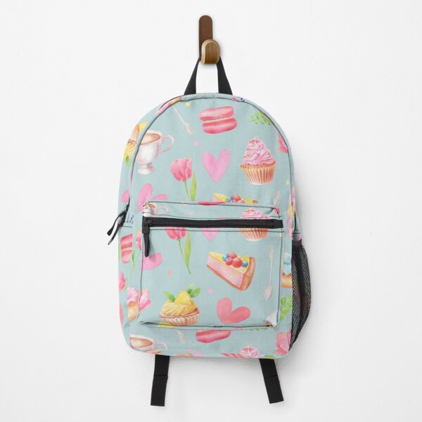 Item preview, spring pattern with cute desserts designed and sold by Yuliia-Fleur.