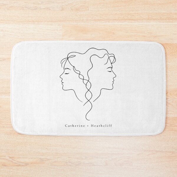 Item preview, Catherine And Heathcliff Wuthering Heights Line Art designed and sold by Fenay Designs.