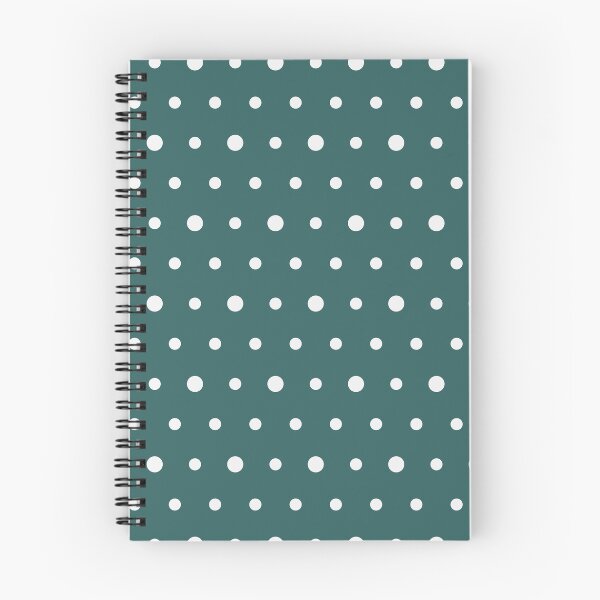 Item preview, Teal And White Polka Dot Pattern designed and sold by pattern-archive.