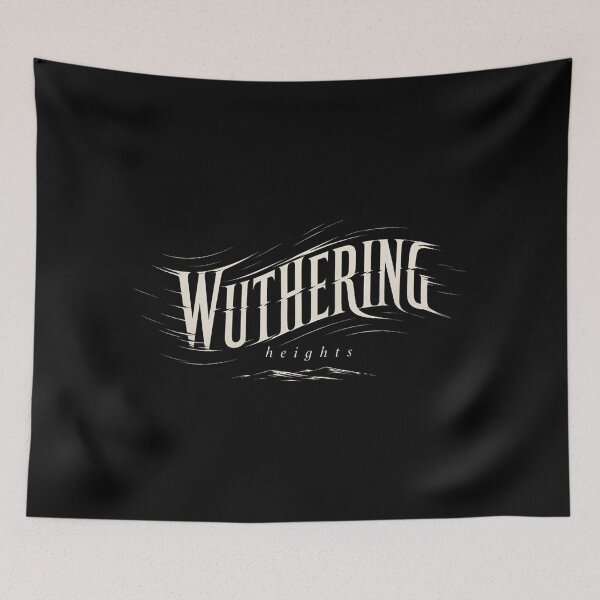 Item preview, Wuthering Heights Wind Swept Moors Typography designed and sold by Fenay Designs.