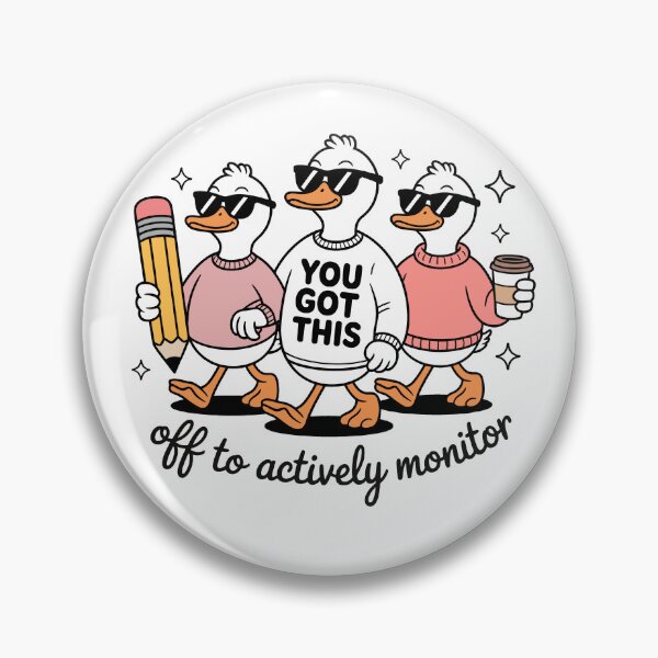 Item preview, Off to Actively Monitor Test Day Teacher Goose , Exam Proctor Humor Gift, Educator Testing Day Graphic, TAAR Day  designed and sold by Merchall  store.
