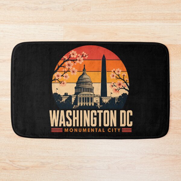 Item preview, Washington DC Monumental City Retro Sunset designed and sold by Fenay Designs.