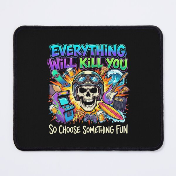 Item preview, Live Fun Skull Adventure Retro Pop Art Design designed and sold by thanguy252.