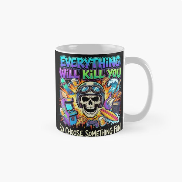 Item preview, Live Fun Skull Adventure Retro Pop Art Design designed and sold by thanguy252.