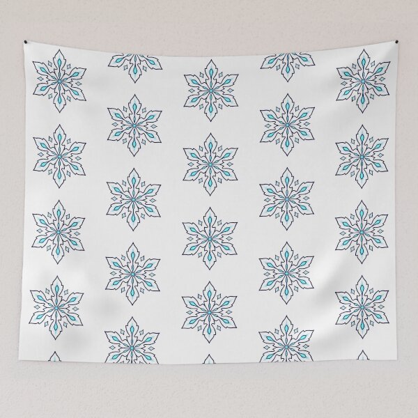 Item preview, Snowflake Flower Motif designed and sold by Flora 96.