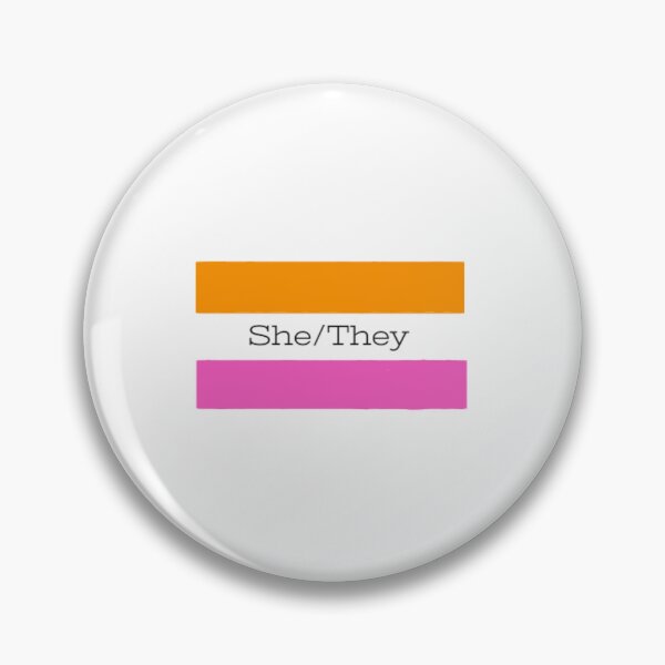 Item preview, She/They Pronouns Lesbian designed and sold by ClickMeCo..