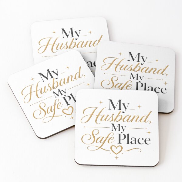 Item preview, My Husband My Safe Place – Sweet Husband Love Quote Gift designed and sold by AbsheerDesign.