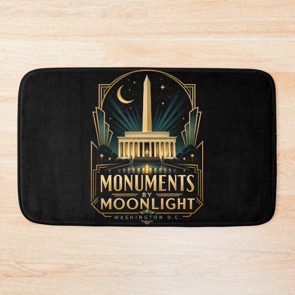 Item preview, Monuments By Moonlight Washington DC Art Deco designed and sold by Fenay Designs.
