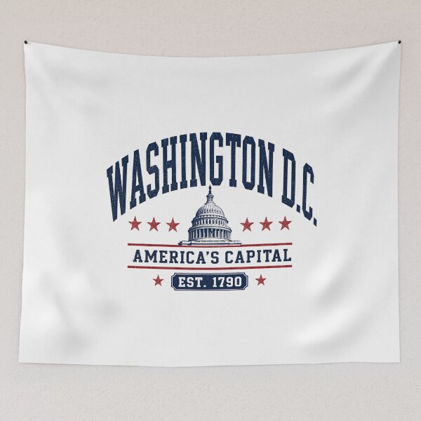 Item preview, Washington DC Americas Capital Est 1790 Vintage designed and sold by Fenay Designs.