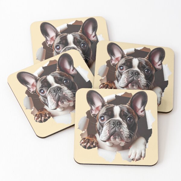 Item preview, Forever Frenchies – Cute French Bulldog Illustration designed and sold by The Digital Compass.