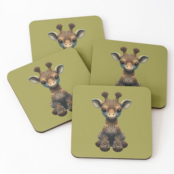Item preview, Tribal Giraffe II designed and sold by Guiarte SMS.