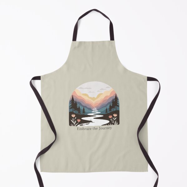 Item preview, Embrace the Journey Retro Nature Art - Boho Wildflower Landscape designed and sold by ArthousePromos.