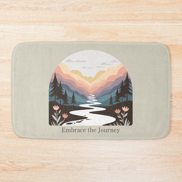Item preview, Embrace the Journey Retro Nature Art - Boho Wildflower Landscape designed and sold by ArthousePromos.