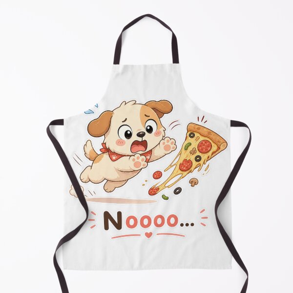 Item preview, Dog Dropping Pizza Noooo Food Panic Moment designed and sold by Sadia Jannat.