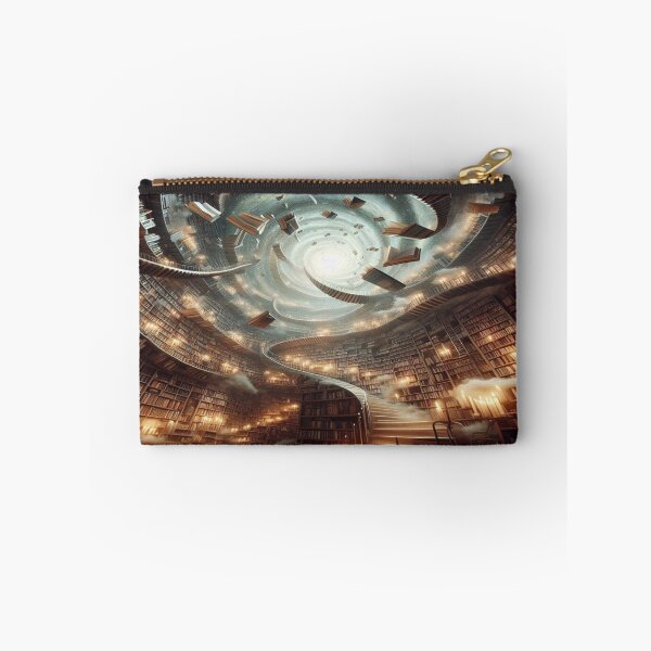 Item preview, Cosmic Spiral Library of Infinite Knowledge in Warm Fantasy Light designed and sold by FotoworldEdel.