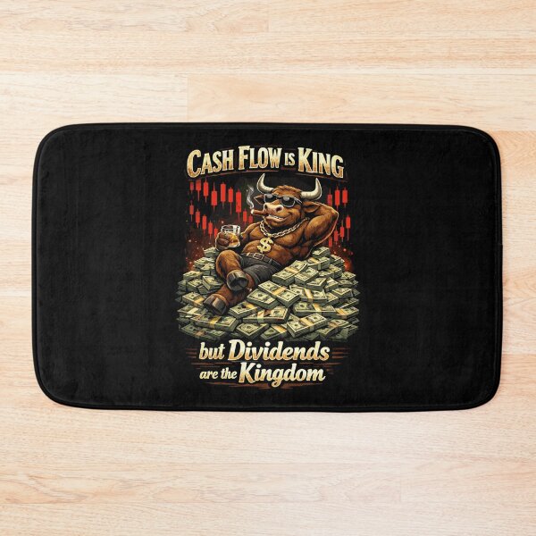 Item preview, Cash flow & dividends: Bull on a money mountain designed and sold by Pineapple-Tree.