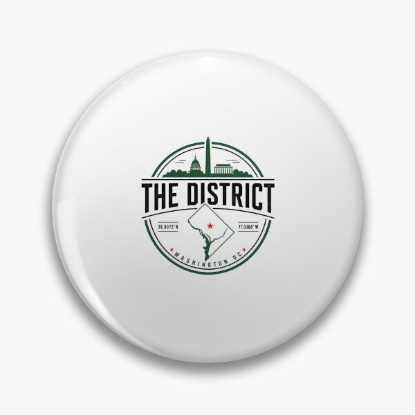 Item preview, The District Washington DC Map Coordinates designed and sold by Fenay Designs.